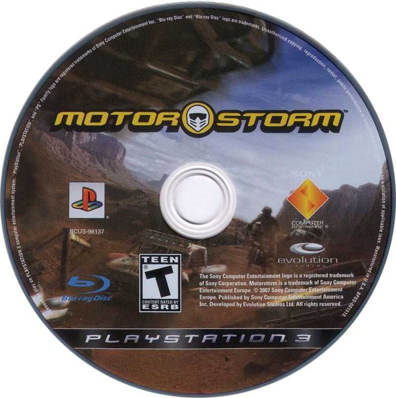 MotorStorm - Sony PlayStation 3 (PS3) (Sony Computer Entertainment - 1) video game collectible [Barcode 00000000] - Main Image 3