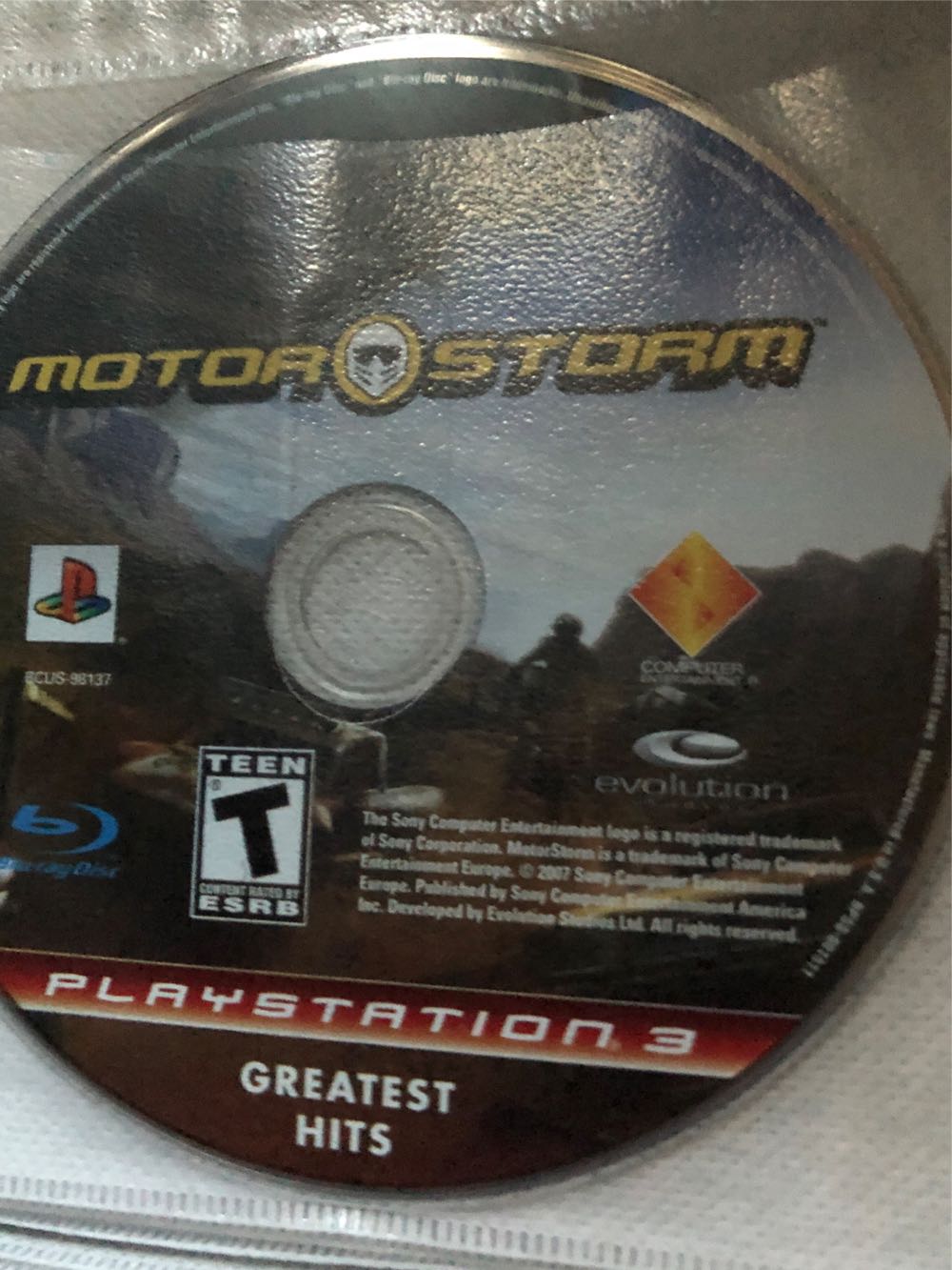 MotorStorm - Sony PlayStation 3 (PS3) (Sony Computer Entertainment - 1) video game collectible [Barcode 047521255445] - Main Image 4