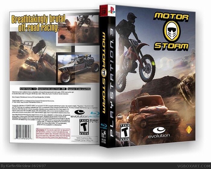 MotorStorm - Sony PlayStation 3 (PS3) (Sony Computer Entertainment - 12) video game collectible [Barcode 711719813729] - Main Image 2