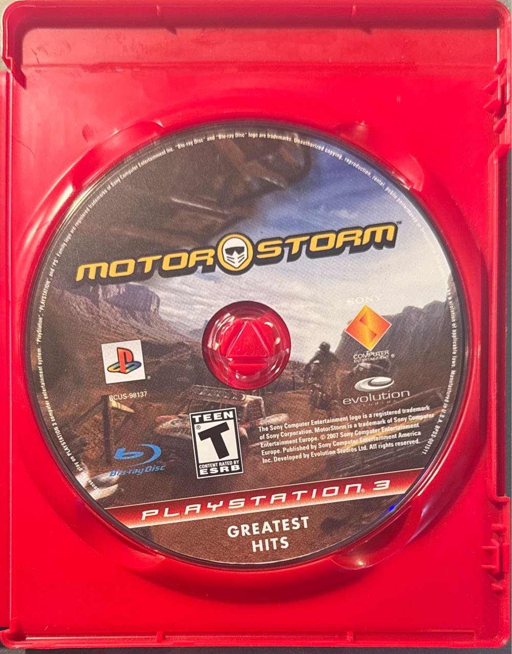 MotorStorm - Sony PlayStation 3 (PS3) (Sony Computer Entertainment - 12) video game collectible [Barcode 711719813729] - Main Image 4