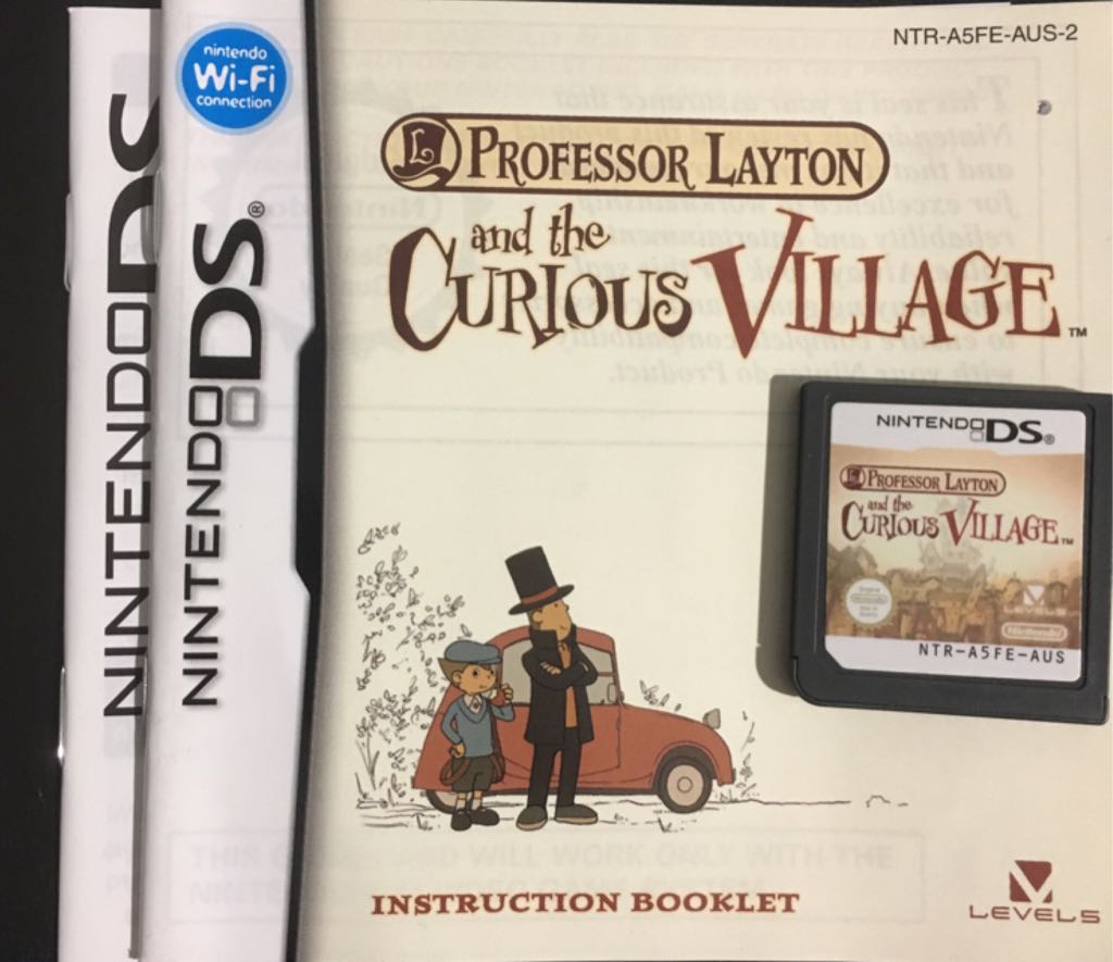 Professor Layton (1) and the Curious Village - Nintendo DS (Level 5 - 1) video game collectible [Barcode 045496467340] - Main Image 2