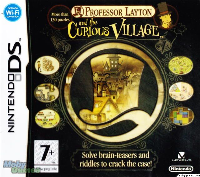 Professor Layton and the Curious Village - Nintendo DS (Level 5) video game collectible [Barcode 045496467982] - Main Image 1