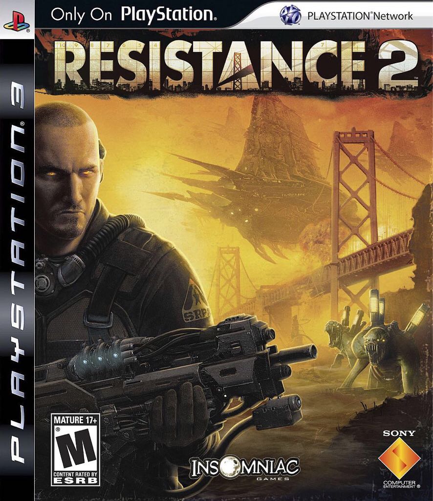 Resistance 2 - Sony PlayStation 3 (PS3) (Sony Computer Entertainment - 1 - 60) video game collectible [Barcode 711719114550] - Main Image 2