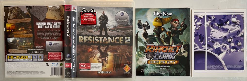 Resistance 2 - Sony PlayStation 3 (PS3) (Sony Computer Entertainment - 2) video game collectible [Barcode 711719767251] - Main Image 4