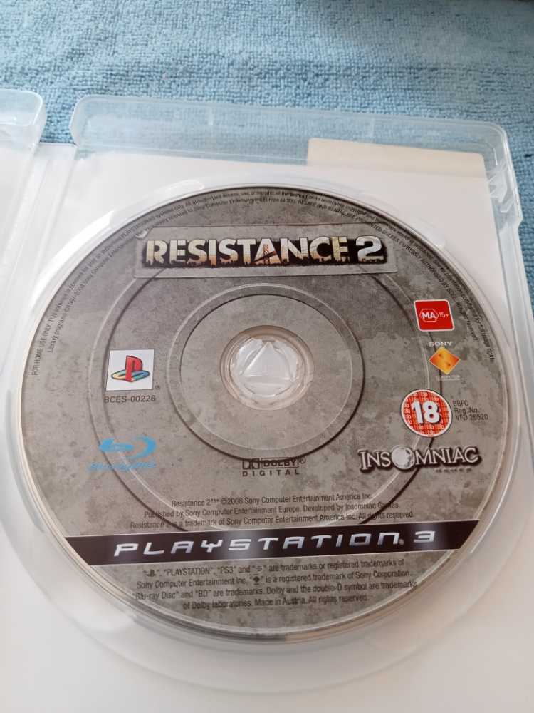 Resistance 2 - Sony PlayStation 3 (PS3) (Sony Computer Entertainment - 1-2) video game collectible [Barcode 711719767657] - Main Image 3