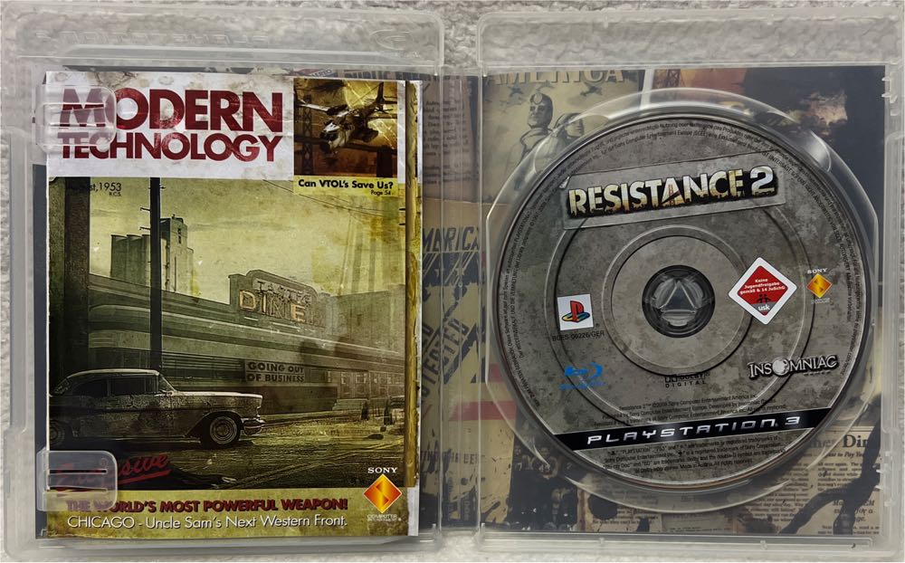 Resistance 2 - Sony PlayStation 3 (PS3) (Sony Computer Entertainment - 1) video game collectible [Barcode 711719767756] - Main Image 3