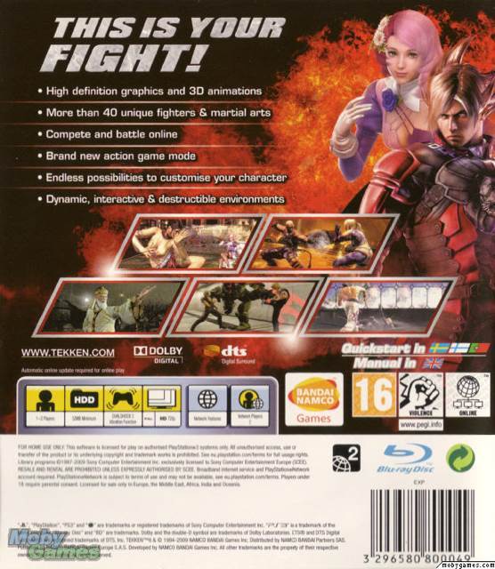 Tekken 6 - Sony PlayStation 3 (PS3) (Namco Bandai - 2) video game collectible [Barcode 3296580800063] - Main Image 2