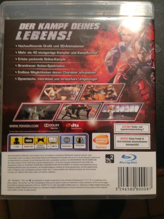 Tekken 6 - Sony PlayStation 3 (PS3) (Namco Bandai - 1-2) video game collectible [Barcode 3296580800087] - Main Image 2
