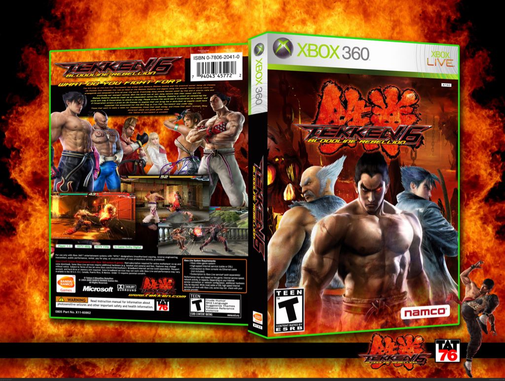 Tekken 6 - Microsoft Xbox 360 (Bandai Namco - 1-2) video game collectible - Main Image 2