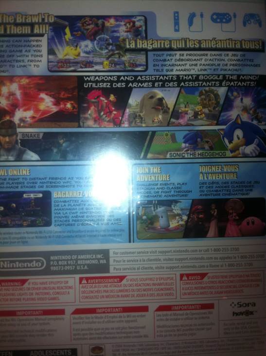 Super Smash Bros Brawl - Nintendo Wii video game collectible - Main Image 2