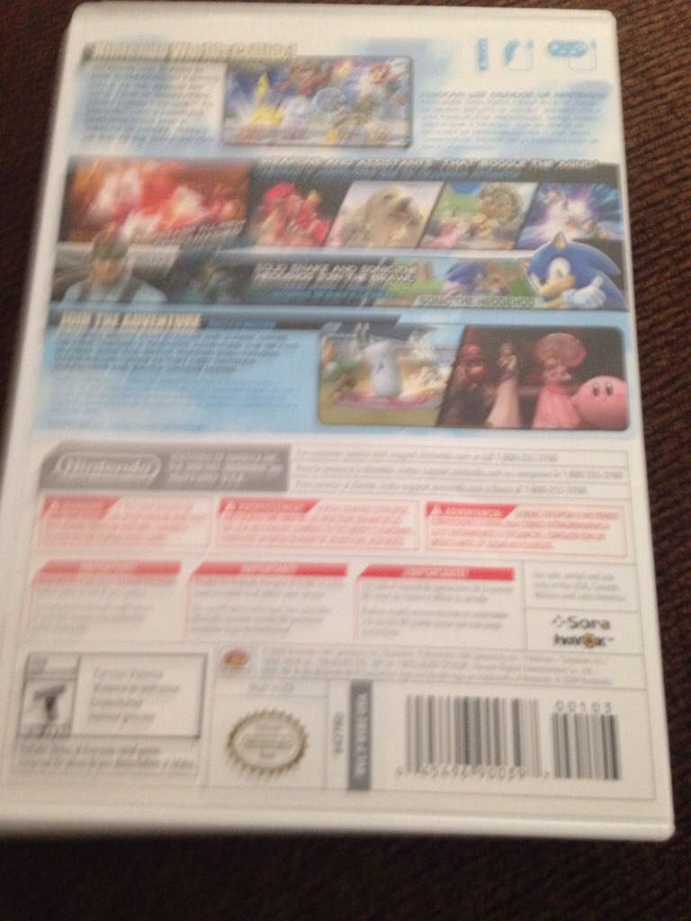 Super Smash Bros Brawl - Nintendo Wii (Nintendo - 4) video game collectible - Main Image 2