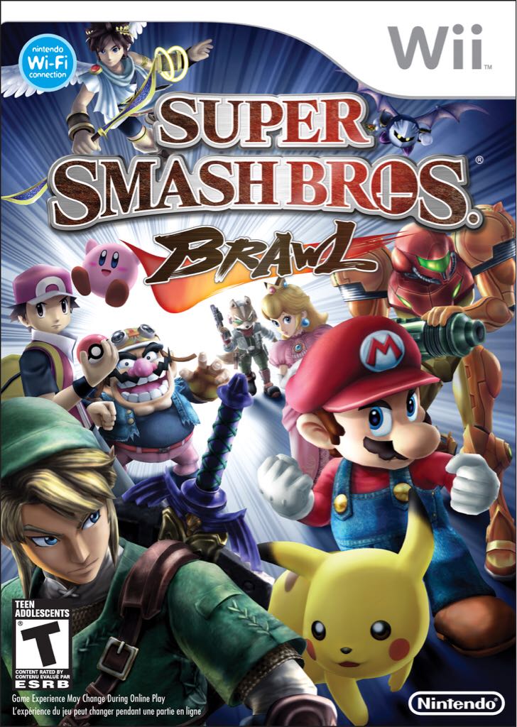 Super Smash Bros Brawl - Nintendo Wii video game collectible - Main Image 1