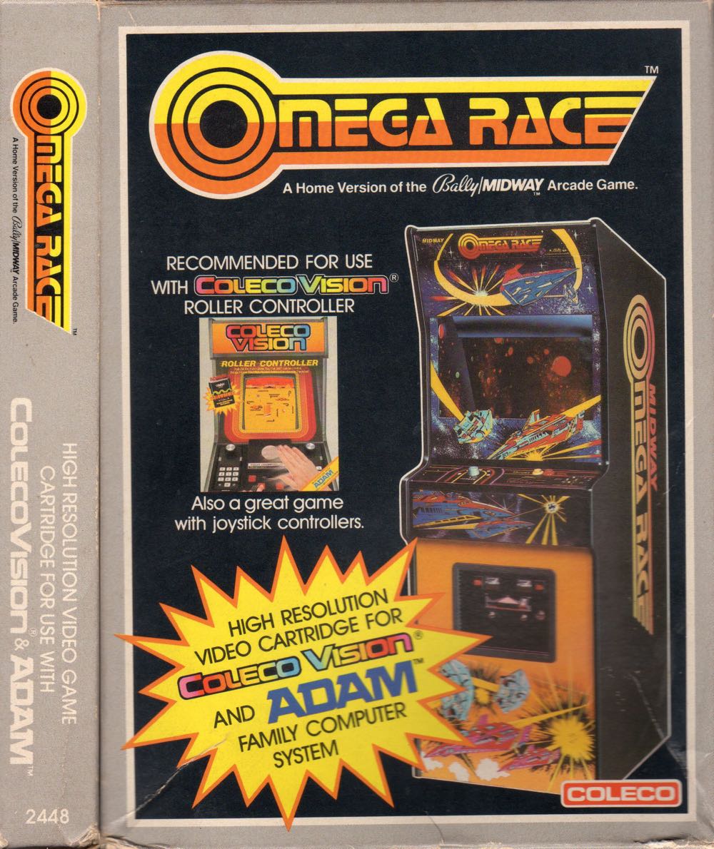 Omega Race - Colecovision (Coleco) video game collectible - Main Image 2