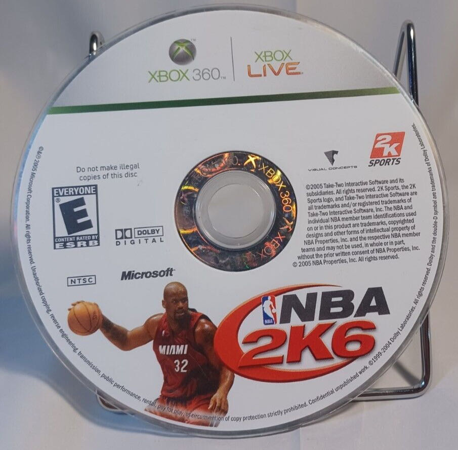 NBA 2K6 - Microsoft Xbox 360 (2K Sports - 2) video game collectible [Barcode 710425298219] - Main Image 3