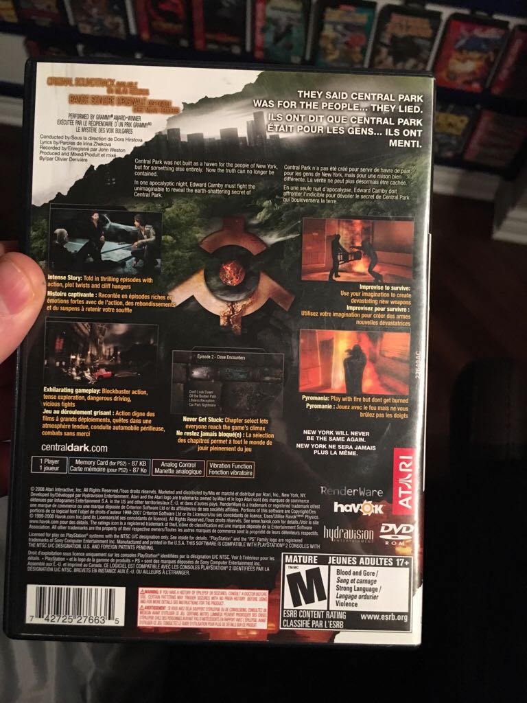 Alone in the Dark - Sony PlayStation 2 (PS2) video game collectible [Barcode 742725276635] - Main Image 2