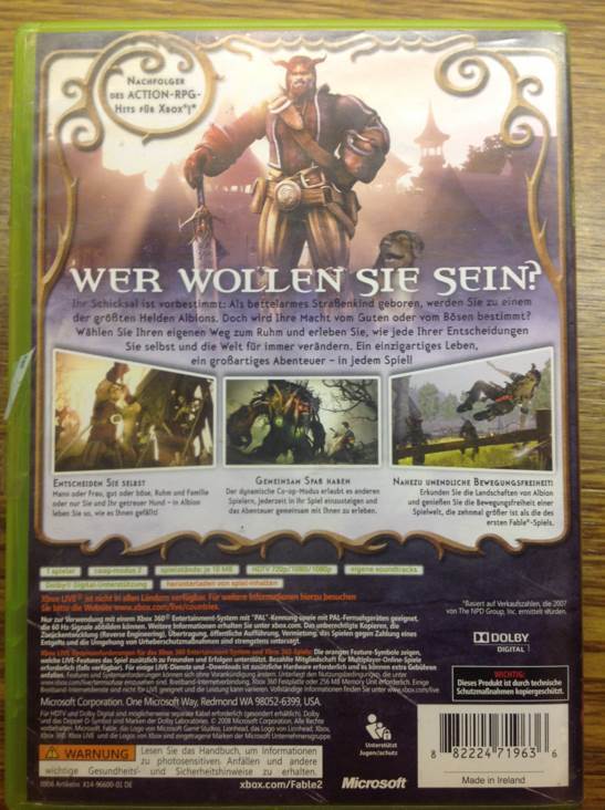 Fable 2 - Microsoft Xbox 360 (Microsoft Game Studios - 2) video game collectible [Barcode 882224719650] - Main Image 2