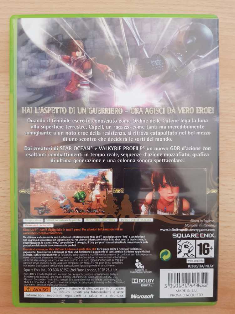 Infinite Undiscovery - Microsoft Xbox 360 video game collectible [Barcode 5060121823655] - Main Image 2