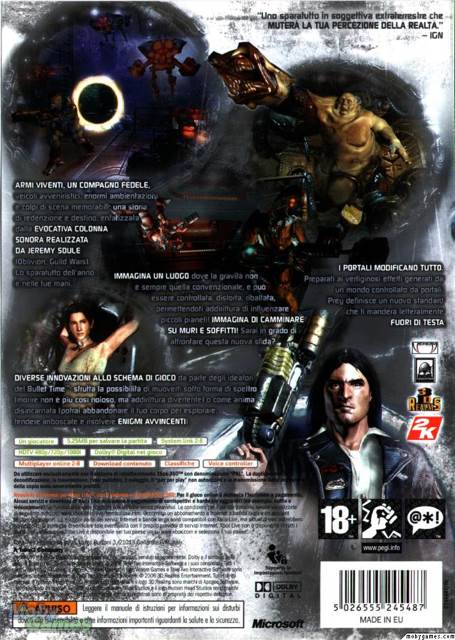 Prey - Microsoft Xbox 360 (2K - 1) video game collectible [Barcode 5026555245487] - Main Image 2