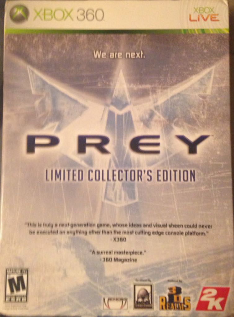 Prey - Microsoft Xbox 360 (2k Sport - 1) video game collectible - Main Image 1