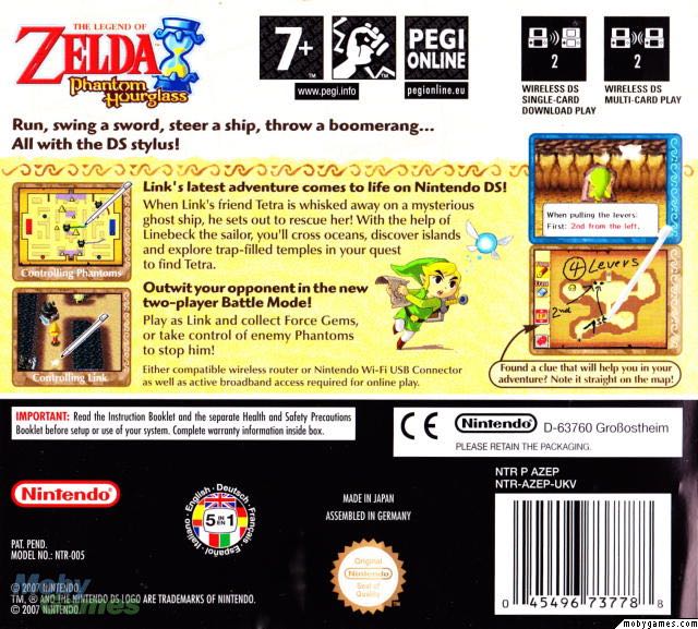 The Legend of Zelda: Phantom Hourglass - Nintendo DS (Nintendo - 1-4) video game collectible - Main Image 2