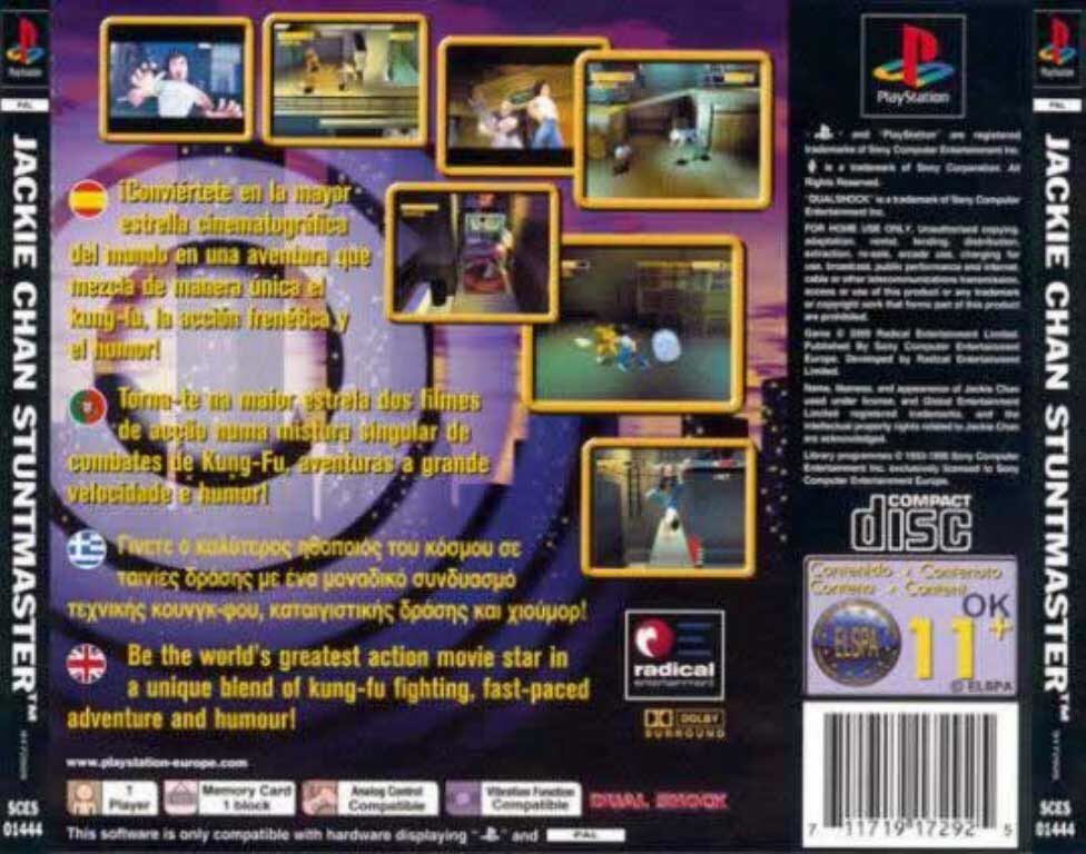 Jackie Chan Stuntmaster - Sony PlayStation video game collectible [Barcode 711719172727] - Main Image 2