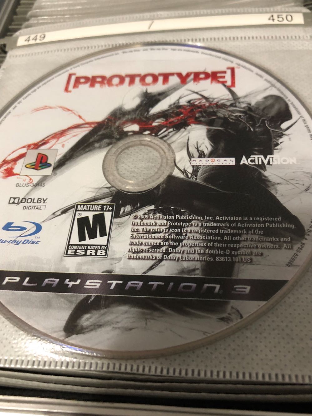 Prototype - Sony PlayStation 3 (PS3) (Activision - 1) video game collectible [Barcode 047875836136] - Main Image 4