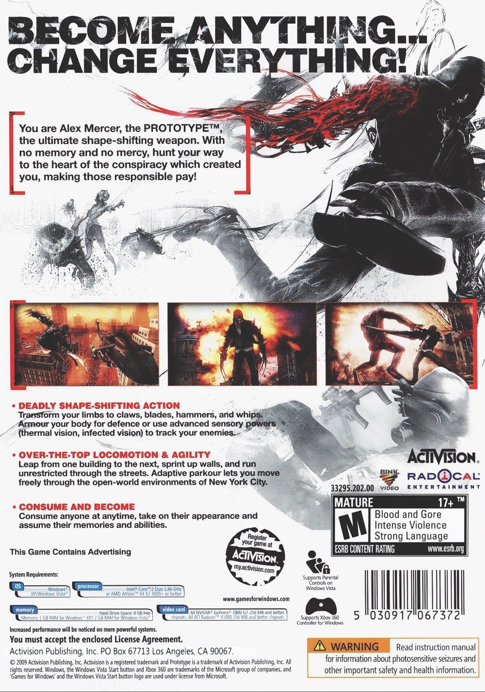 Prototype - Valve Steam (Activision - 1) video game collectible [Barcode 9328878005011] - Main Image 2