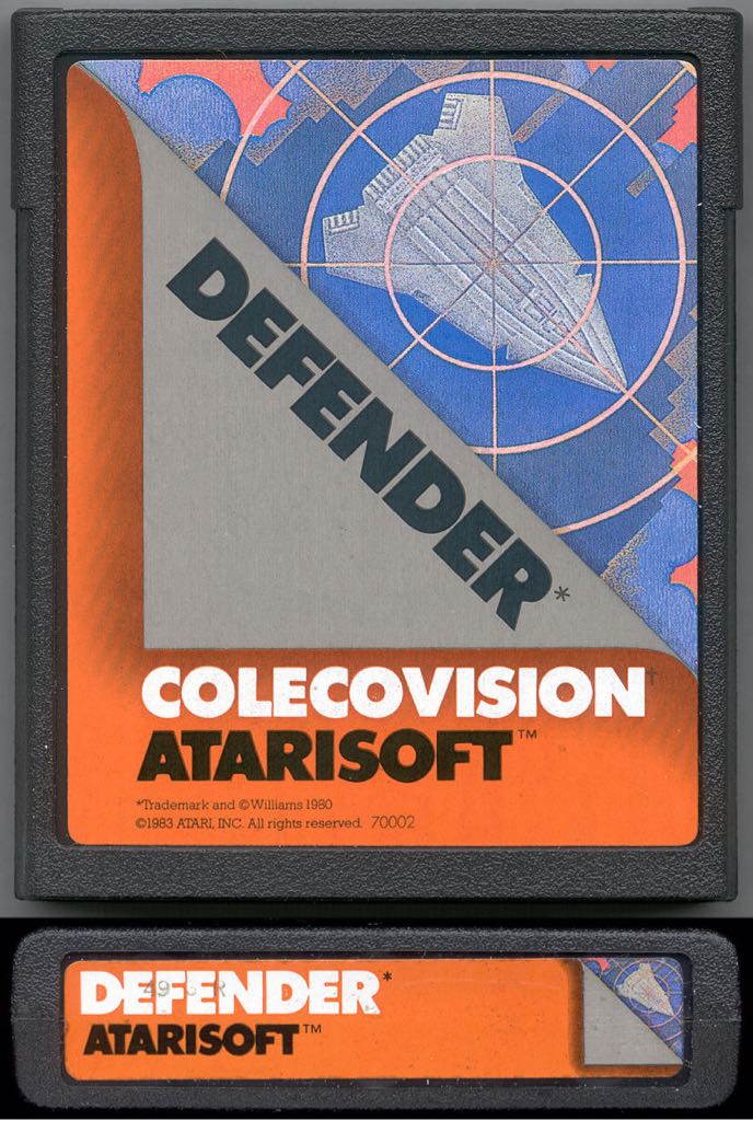 Defender - Colecovision (Atarisoft) video game collectible [Barcode 077000702524] - Main Image 2