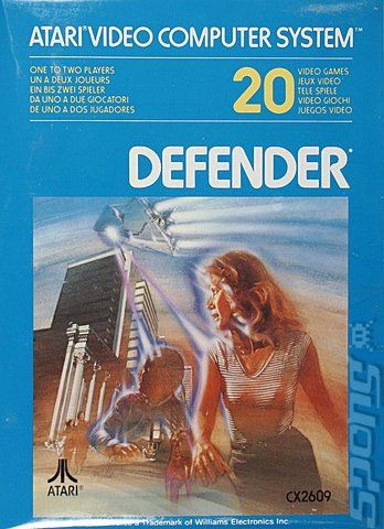 Defender - Atari 2600 video game collectible - Main Image 1