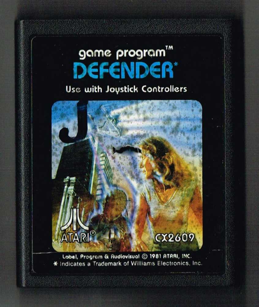 Defender  - Atari 2600 (Atari) video game collectible - Main Image 2