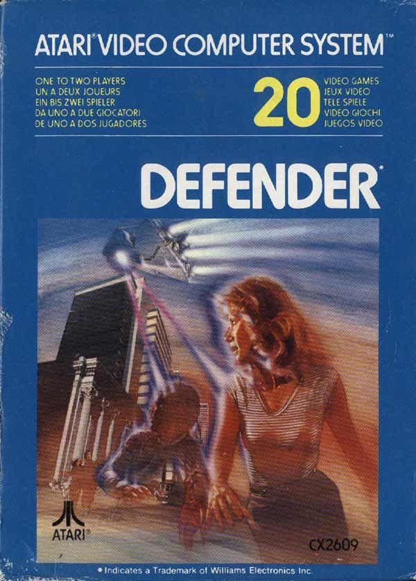 Defender - Atari 2600 video game collectible - Main Image 1