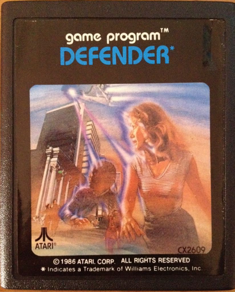 Defender  - Atari 2600 (Atari Corp.) video game collectible - Main Image 1