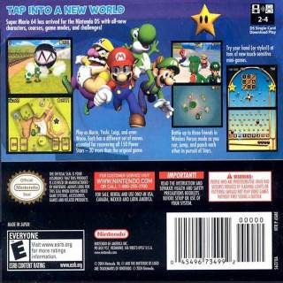 Super Mario 64 DS - Nintendo 3DS (Nintendo - 4) video game collectible [Barcode 045496462017] - Main Image 2