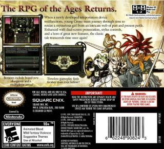 Chrono Trigger - Nintendo DS (Square Enix - 1) video game collectible [Barcode 662248908243] - Main Image 2