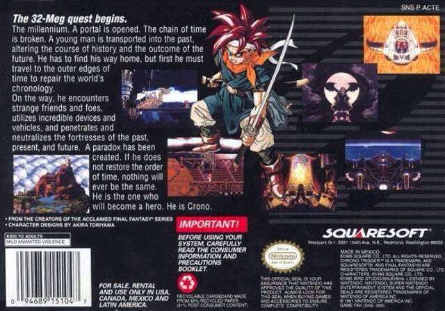 Chrono Trigger - Nintendo Wii (Square - 1) video game collectible - Main Image 2