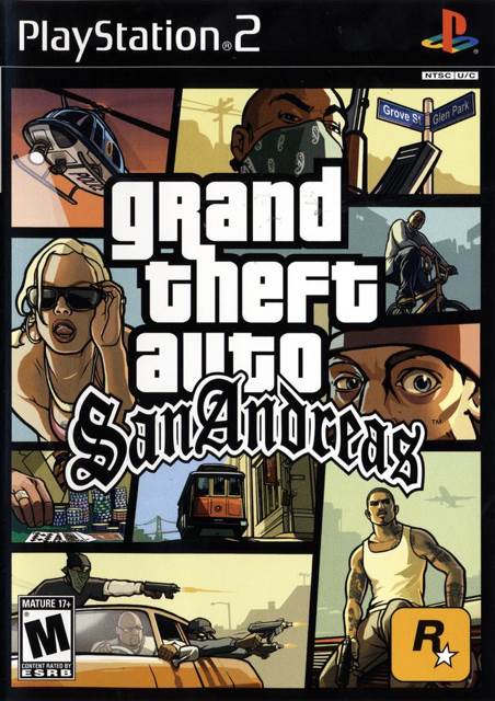 Grand Theft Auto: San Andreas - Sony PlayStation 2 (PS2) (Rockstar - 1) video game collectible [Barcode 5026555304269] - Main Image 2