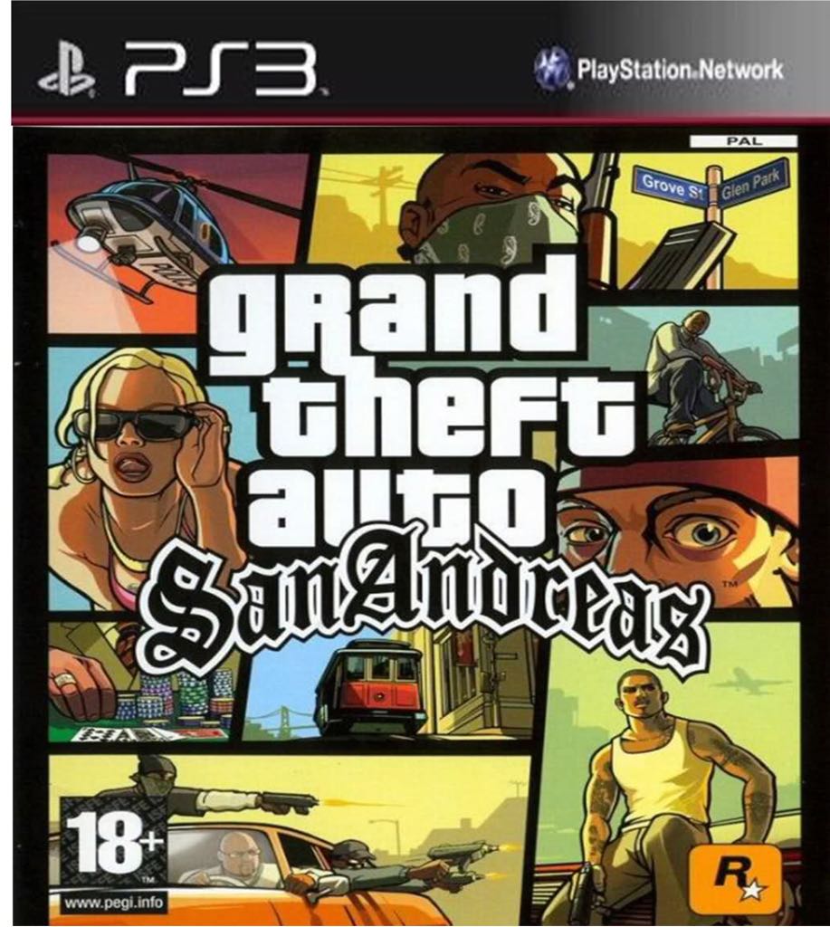 Grand Theft Auto: San Andreas - Sony PlayStation 3 (PS3) video game collectible - Main Image 1