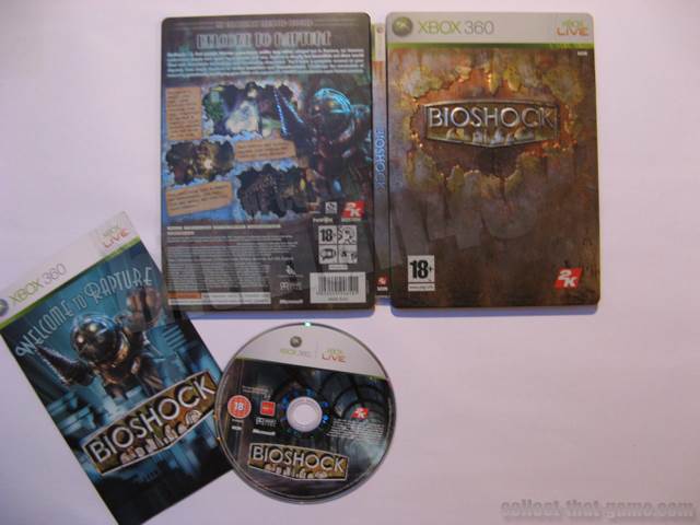 Bioshock - Microsoft Xbox 360 (2K Games - 1) video game collectible [Barcode 04584575] - Main Image 2