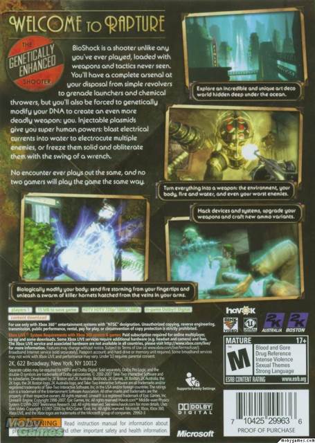 Bioshock - Microsoft Xbox 360 video game collectible - Main Image 2