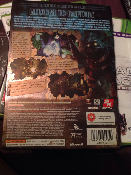 Bioshock - Microsoft Xbox 360 video game collectible - Main Image 2