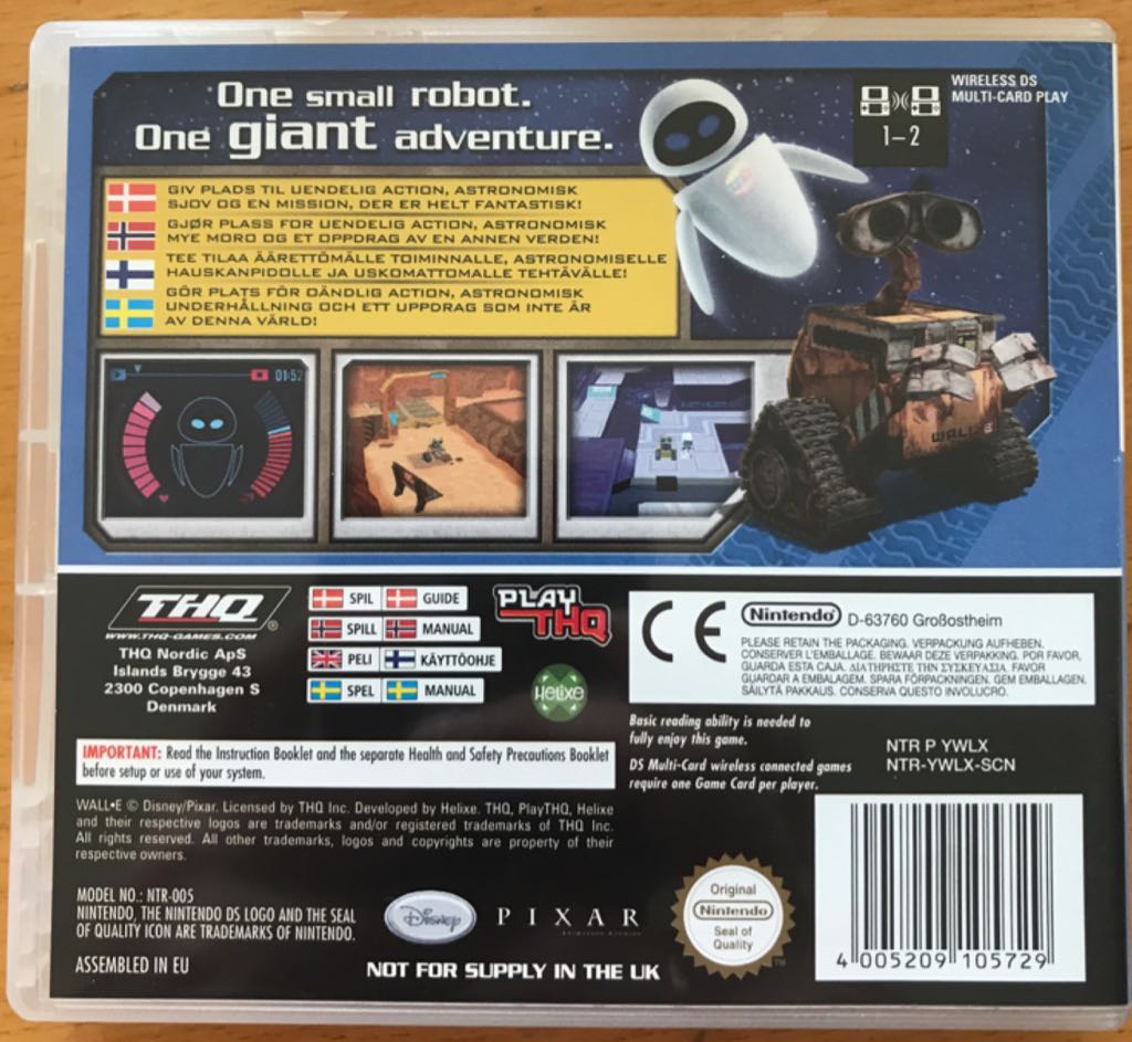 Wall-E - Sony PlayStation 2 (PS2) video game collectible [Barcode 4005209105729] - Main Image 2