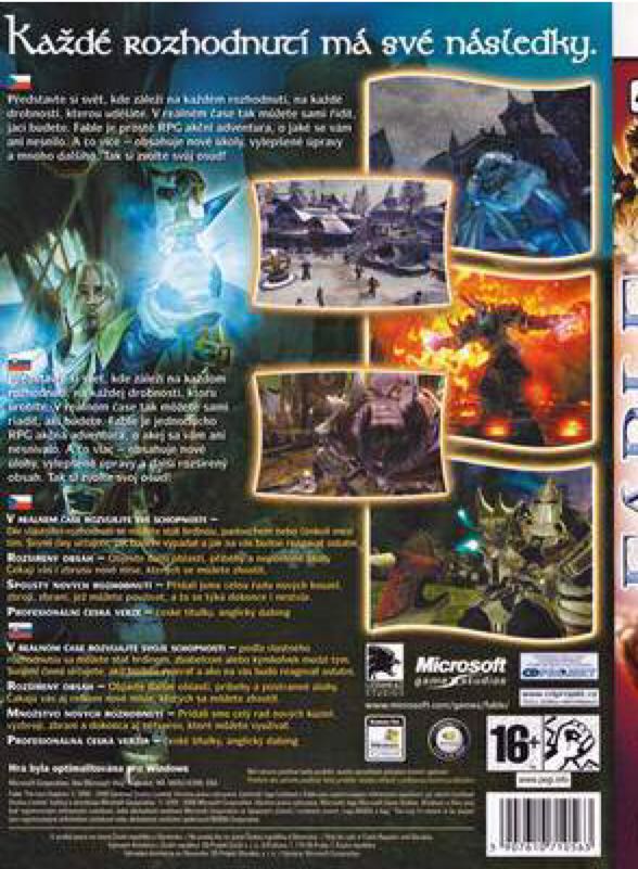 Fable: The Lost Chapters - PC video game collectible [Barcode 882224042901] - Main Image 2