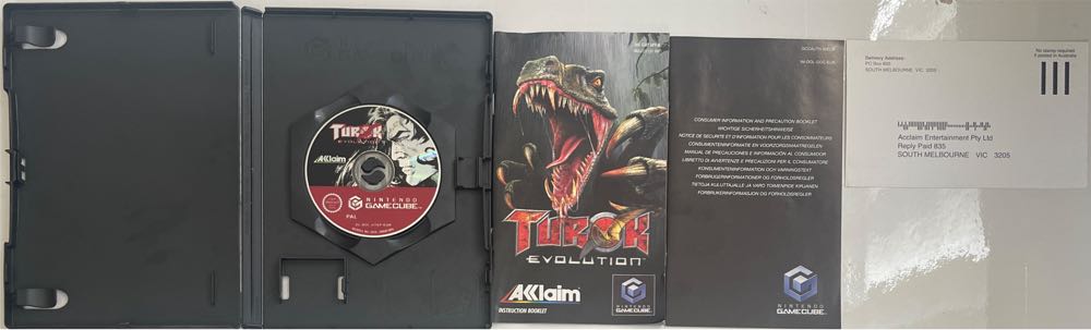 Turok: Evolution - Nintendo GameCube (Acclaim - 1-4) video game collectible [Barcode 3455196527317] - Main Image 3