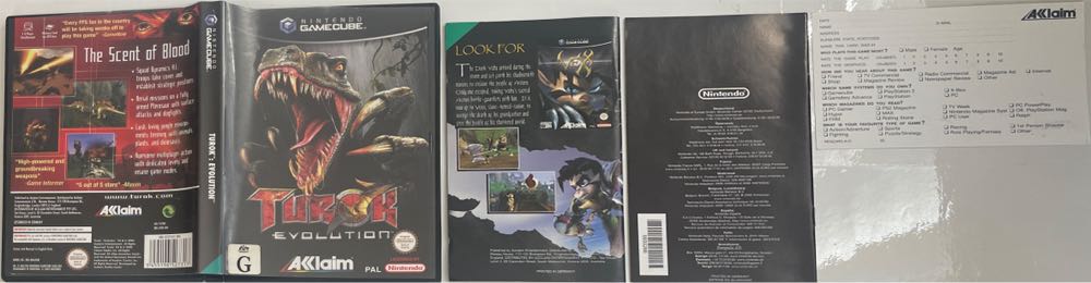 Turok: Evolution - Nintendo GameCube (Acclaim - 1-4) video game collectible [Barcode 3455196527317] - Main Image 4