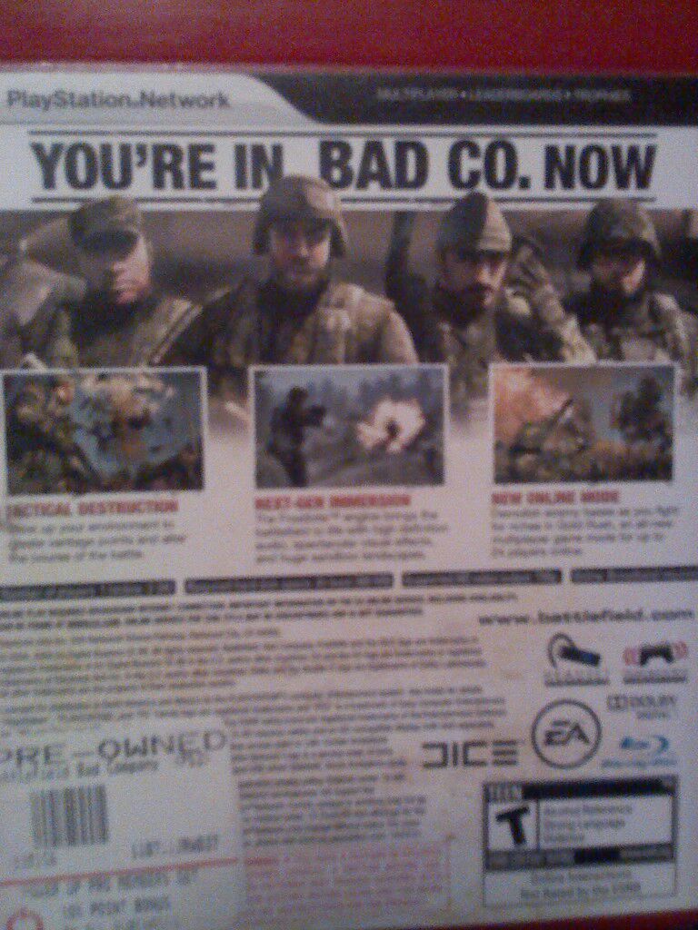 Battlefield: Bad Company - Sony PlayStation 3 (PS3) video game collectible - Main Image 2