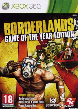 Borderlands - Microsoft Xbox 360 (2K Boston/2K - 4) video game collectible [Barcode 710425393327] - Main Image 1