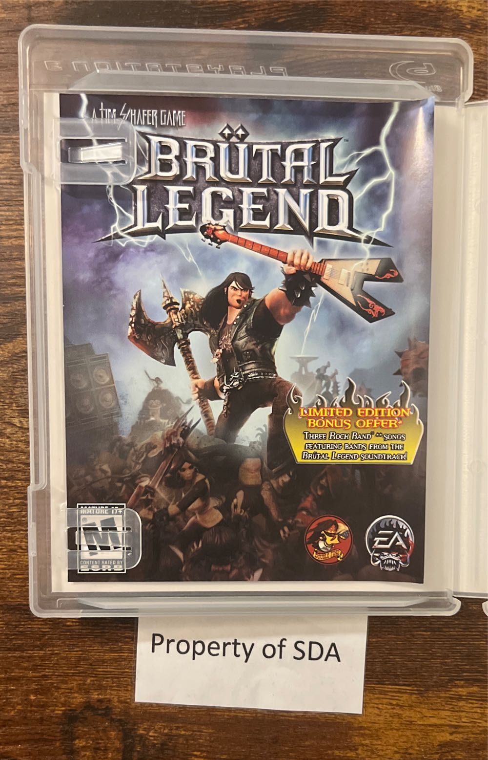 Brutal Legend - Sony PlayStation 3 (PS3) (Electronic Arts/EA Games - 1) video game collectible [Barcode 014633168938] - Main Image 3