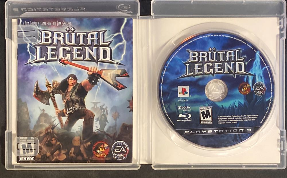 Brutal Legend - Sony PlayStation 3 (PS3) (Electronic Arts - 8) video game collectible [Barcode 014633363982] - Main Image 3