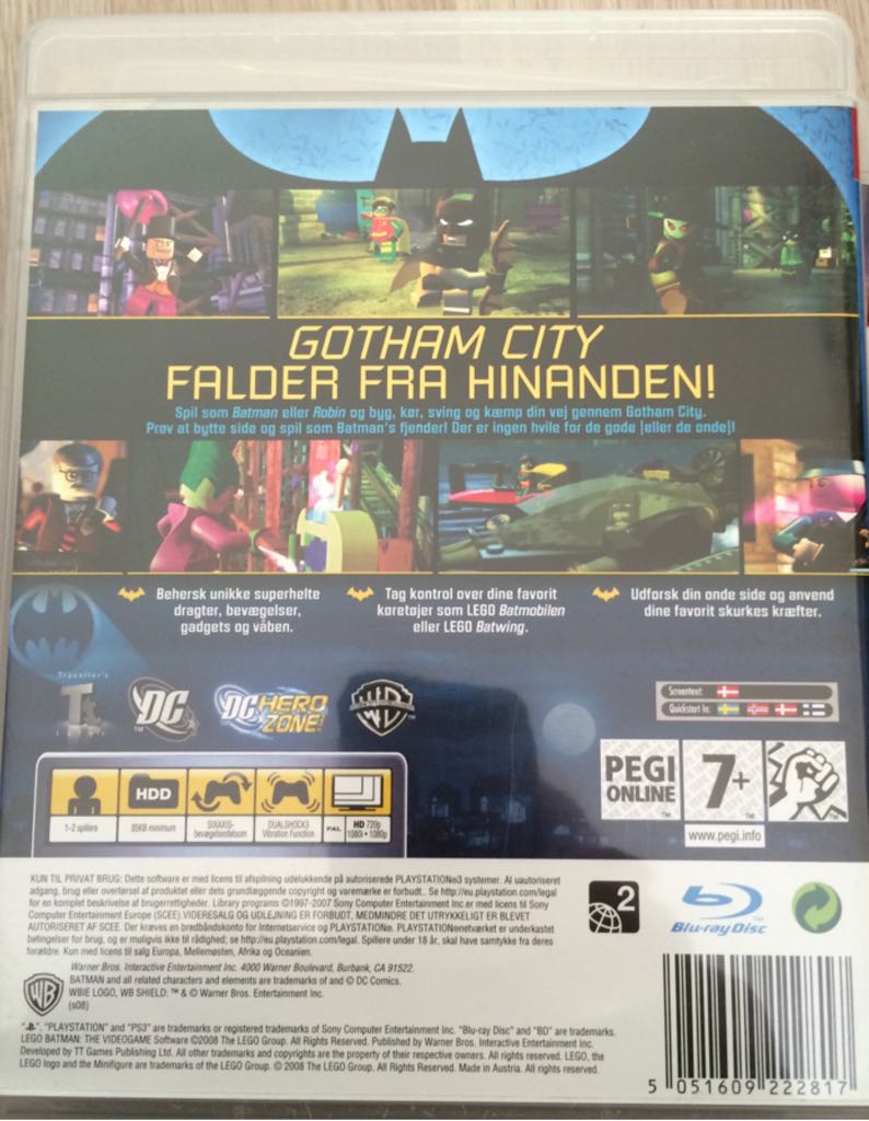 Lego Batman The Videogame - Sony PlayStation 3 (PS3) (DC Games) video game collectible [Barcode 5051609222817] - Main Image 2
