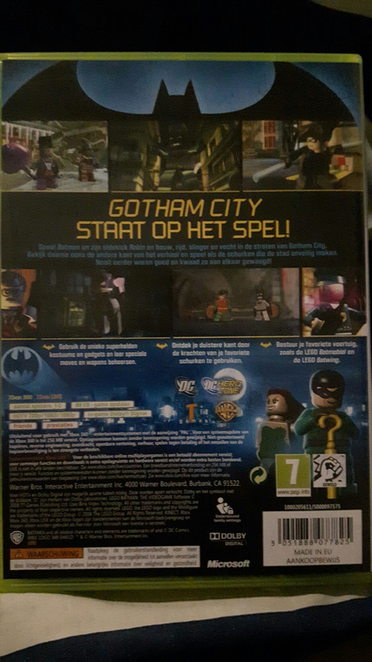 Lego Batman The Videogame - Microsoft Xbox 360 (Warner Bros) video game collectible [Barcode 5051888077825] - Main Image 2
